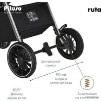 Коляска прогулочная «книга» Pituso Ruta (зеленый) - Превью изображения №14 — Интернет-магазин Time-Shop