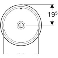 Умывальник Geberit VariForm 500.744.01.2 - Превью изображения №2 — Интернет-магазин Time-Shop