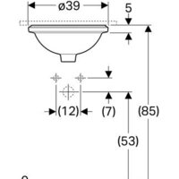 Умывальник Geberit VariForm 500.744.01.2 - Превью изображения №3 — Интернет-магазин Time-Shop