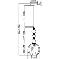 Подвесная люстра Moderli Charm V10902-P - Превью изображения №6 — Интернет-магазин Time-Shop