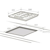 Варочная панель Midea MG606B - Превью изображения №2 — Интернет-магазин Time-Shop