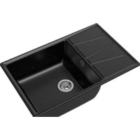 Кухонная мойка GranFest GF-V-780L (черный) - Превью изображения №1 — Интернет-магазин Time-Shop