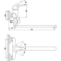 Смеситель Gross Aqua Base 7237258C-35L(F) - Превью изображения №2 — Интернет-магазин Time-Shop