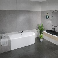 Ванна Lauter Bliss 170 L 21201071L (с каркасом и сифоном 21Y32002 белый) - Превью изображения №17 — Интернет-магазин Time-Shop