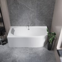 Ванна Lauter Bliss 170 L 21201071L (с каркасом и сифоном 21Y32002 белый) - Превью изображения №11 — Интернет-магазин Time-Shop