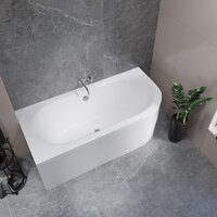 Ванна Lauter Bliss 170 L 21201071L (с каркасом и сифоном 21Y32002 белый) - Превью изображения №8 — Интернет-магазин Time-Shop