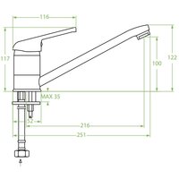 Смеситель Laveo Iga BGG 760D - Превью изображения №2 — Интернет-магазин Time-Shop