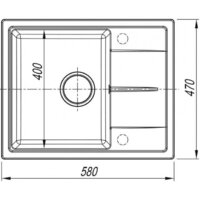 Кухонная мойка ARFEKA Alexia 58 Silken White - Превью изображения №5 — Интернет-магазин Time-Shop