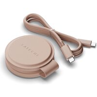 Беспроводное зарядное Satechi OntheGo 2-in-1 Charger ST-QTG21R (розовый) - Превью изображения №3 — Интернет-магазин Time-Shop