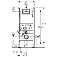 Инсталляция для унитаза Geberit Duofix UP100 [111.153.00.1] - Превью изображения №3 — Интернет-магазин Time-Shop