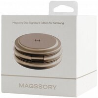 Беспроводное зарядное Magssory Disc Signature Edition 3 в 1 для Samsung WCH053 (титановый) - Превью изображения №7 — Интернет-магазин Time-Shop