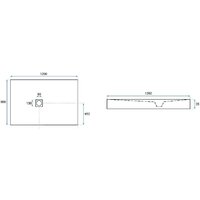 Душевой поддон Rea Rock 120x90 (черный) - Превью изображения №7 — Интернет-магазин Time-Shop