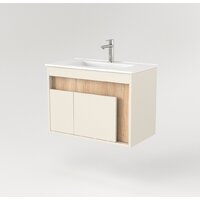  Дабер Тумба под умывальник 016 WeltWasser Deilbach 7517-70 Т16.7W.0.18 (бежевый/дуб бардолино) - Превью изображения №2 — Интернет-магазин Time-Shop