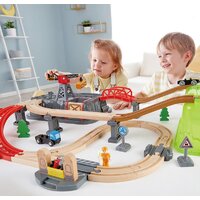 Набор железной дороги Hape Строительный комплекс E3764 - Превью изображения №2 — Интернет-магазин Time-Shop