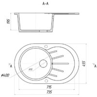 Кухонная мойка Wisent WA02-13 (GER013) - Превью изображения №10 — Интернет-магазин Time-Shop