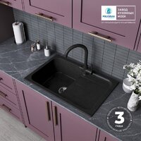 Кухонная мойка Polygran Alto 780 (космос) - Превью изображения №10 — Интернет-магазин Time-Shop