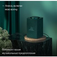 Умная колонка Яндекс Станция Макс (с хабом умного дома Zigbee, зеленый) - Превью изображения №10 — Интернет-магазин Time-Shop