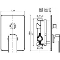 Смеситель Valvex Loft Black 2455970 - Превью изображения №2 — Интернет-магазин Time-Shop
