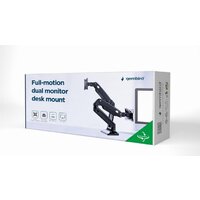 Кронштейн для монитора Gembird MA-DA2-03 - Превью изображения №6 — Интернет-магазин Time-Shop