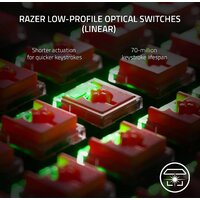 Клавиатура Razer DeathStalker V2 Pro TKL (Razer Low Profile Optical Red, нет кириллицы) - Превью изображения №7 — Интернет-магазин Time-Shop