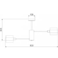 Люстра средней высоты Евросвет Arcada 70127/8 черный/дымчатый - Превью изображения №3 — Интернет-магазин Time-Shop