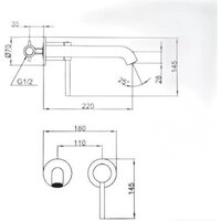 Смеситель Gappo G1206-9 - Превью изображения №3 — Интернет-магазин Time-Shop