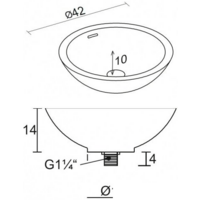 Умывальник Riho Avella F7AN6042421114 - Превью изображения №3 — Интернет-магазин Time-Shop