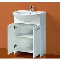  Акваль Тумба с умывальником Карина ЕК.60.00.60.N + Палермо 60 - Превью изображения №2 — Интернет-магазин Time-Shop