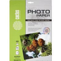 CACTUS Глянцевая магнитная A4 690 г/кв.м. 2 листа (CS-MGA46902)