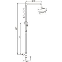 Душевая система  Shevanik S3096 - Превью изображения №62 — Интернет-магазин Time-Shop
