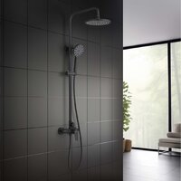 Душевая система  Aquatek Бетта AQ2160MB (черный матовый) - Превью изображения №6 — Интернет-магазин Time-Shop