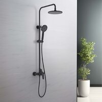 Душевая система  Aquatek Бетта AQ2160MB (черный матовый) - Превью изображения №7 — Интернет-магазин Time-Shop