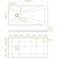 Душевой поддон RGW TSS-W 80x160 - Превью изображения №7 — Интернет-магазин Time-Shop