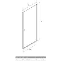 Душевая дверь NEW TRENDY Superia D-0331A - Превью изображения №5 — Интернет-магазин Time-Shop