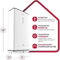 Накопительный электрический водонагреватель Ariston Velis Tech Abse Dry 80 - Превью изображения №3 — Интернет-магазин Time-Shop