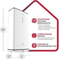 Накопительный электрический водонагреватель Ariston Velis Tech Abse Dry 80 - Превью изображения №4 — Интернет-магазин Time-Shop