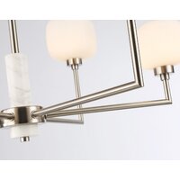 Подвесная люстра Ambrella light LH53001/6 SN/FR (сатин никель/белый матовый) - Превью изображения №7 — Интернет-магазин Time-Shop