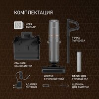 Пылесос Weissgauff V13 BLDC 200 Graphite AquaPro - Превью изображения №17 — Интернет-магазин Time-Shop