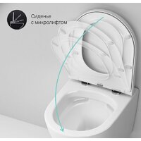 Унитаз подвесной AM.PM Sense C741701SC - Превью изображения №9 — Интернет-магазин Time-Shop