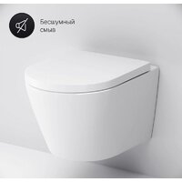 Унитаз подвесной AM.PM Sense C741701SC - Превью изображения №10 — Интернет-магазин Time-Shop