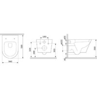 Унитаз подвесной AM.PM Sense C741701SC - Превью изображения №14 — Интернет-магазин Time-Shop