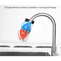 Проточный электрический водонагреватель на кран Xiaoda Hot Water Faucet White HD-JRSLT06 - Превью изображения №3 — Интернет-магазин Time-Shop