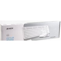 Офисный набор A4Tech Fstyler FG1010 (белый/серый) - Превью изображения №4 — Интернет-магазин Time-Shop