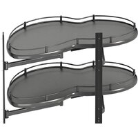 Starax Волшебный уголок поворотный S-3016-А (правое выдвижение, антрацит)