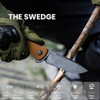 Складной нож KIZER The Swedge L4001A1 - Превью изображения №2 — Интернет-магазин Time-Shop