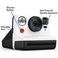 Фотоаппарат Polaroid Now Instant Camera Generation 2 (черный/белый) - Превью изображения №3 — Интернет-магазин Time-Shop