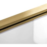 Стеклянная шторка для ванны Rea Elegant 70 (матовое золото/прозрачное стекло) - Превью изображения №5 — Интернет-магазин Time-Shop