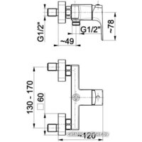 Смеситель Armatura Mokait 5536-010-81 - Превью изображения №2 — Интернет-магазин Time-Shop