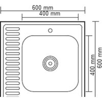 Кухонная мойка Ledeme L96060-R - Превью изображения №2 — Интернет-магазин Time-Shop