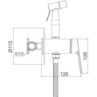 Гигиенический душ Gappo G7299-30 - Превью изображения №2 — Интернет-магазин Time-Shop